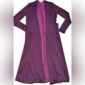 LuLaRoe Pink and Black Cardigan